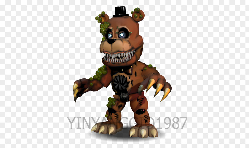 Ink Figure FNaF World Five Nights At Freddy's 4 Freddy's: The Twisted Ones Drawing PNG