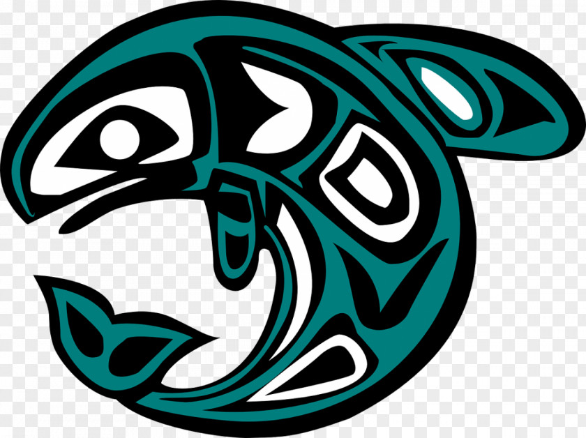 Killer Whale Native Art Clip Coho Salmon Openclipart Sockeye PNG