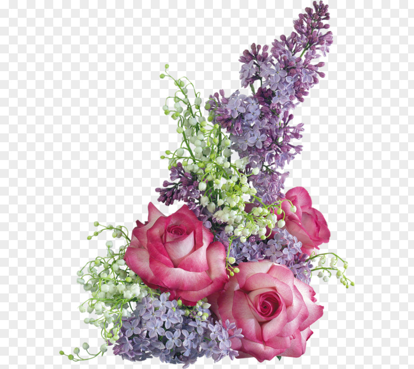Lavender Bouquet Floral Design International Women's Day 8 March Animaatio PNG