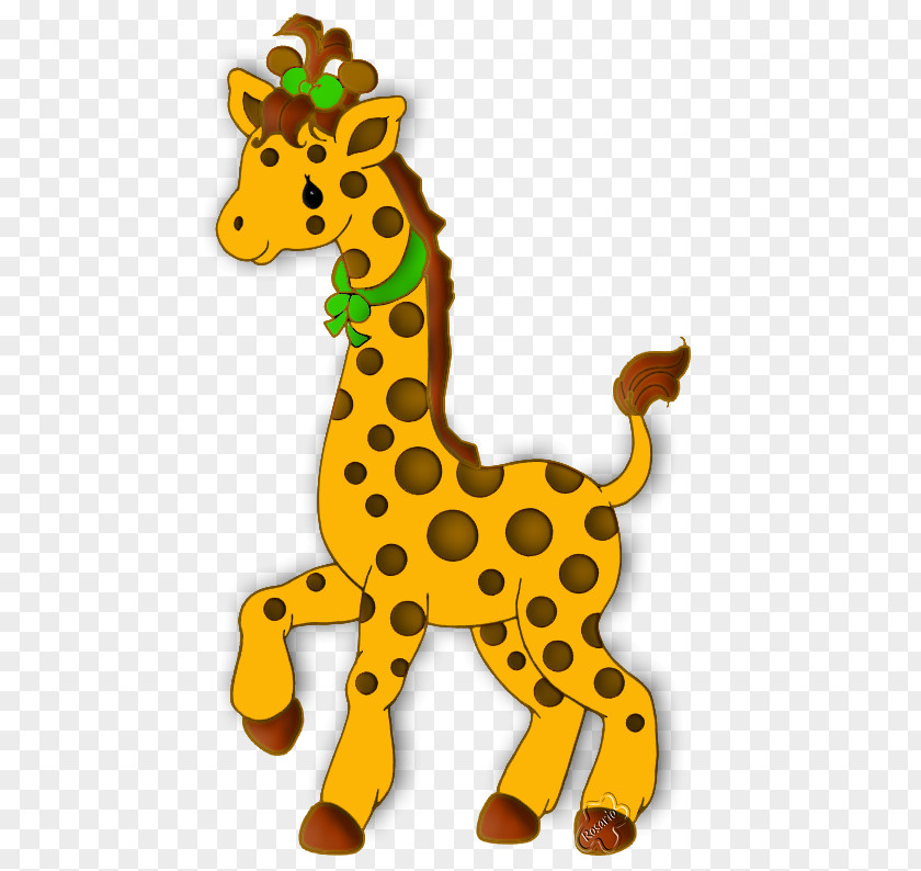 Precious Moment Northern Giraffe Animal Clip Art PNG