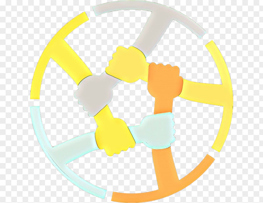 Yellow Circle Gesture PNG