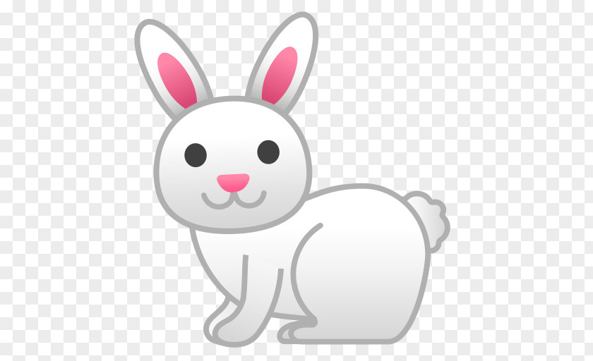 Bunny Emoji Domestic Rabbit Hare Easter PNG