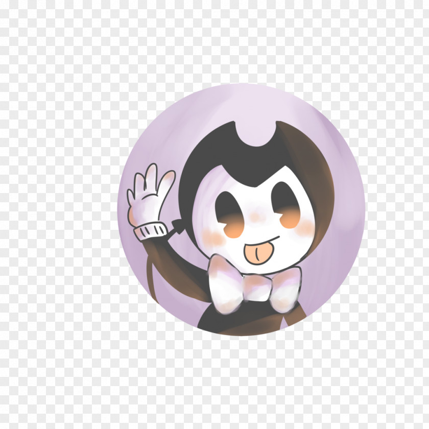 Cute Badge Bendy And The Ink Machine Drawing Fan Art PNG