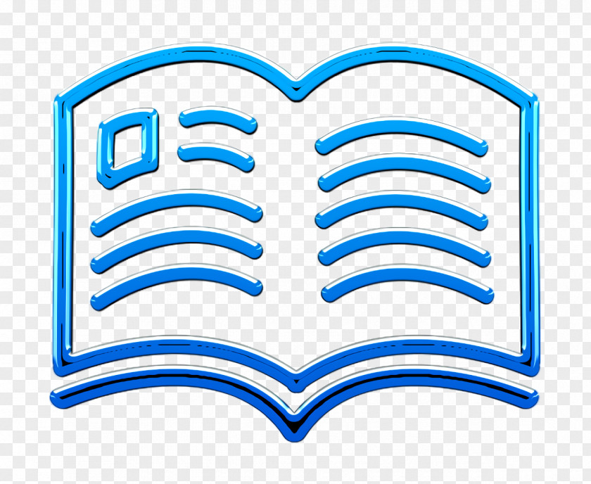 Education Icon Book Hand Drawn Open Pages PNG