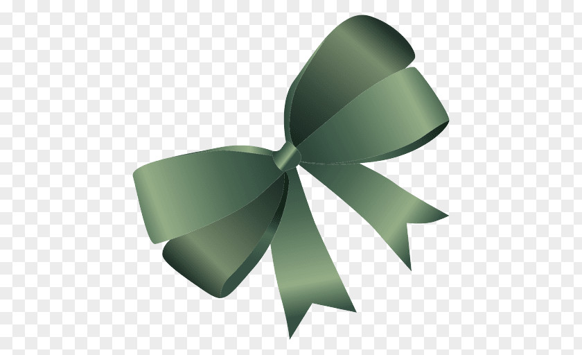 Green Ribbon Leaf Logo Symbol PNG