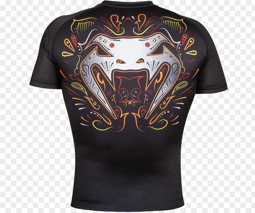 T-shirt Rash Guard Venum Sleeve Boxing PNG