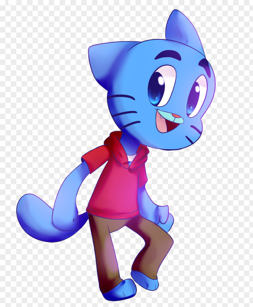 Teen Titans Fan Art Gumball Watterson Drawing Cat PNG