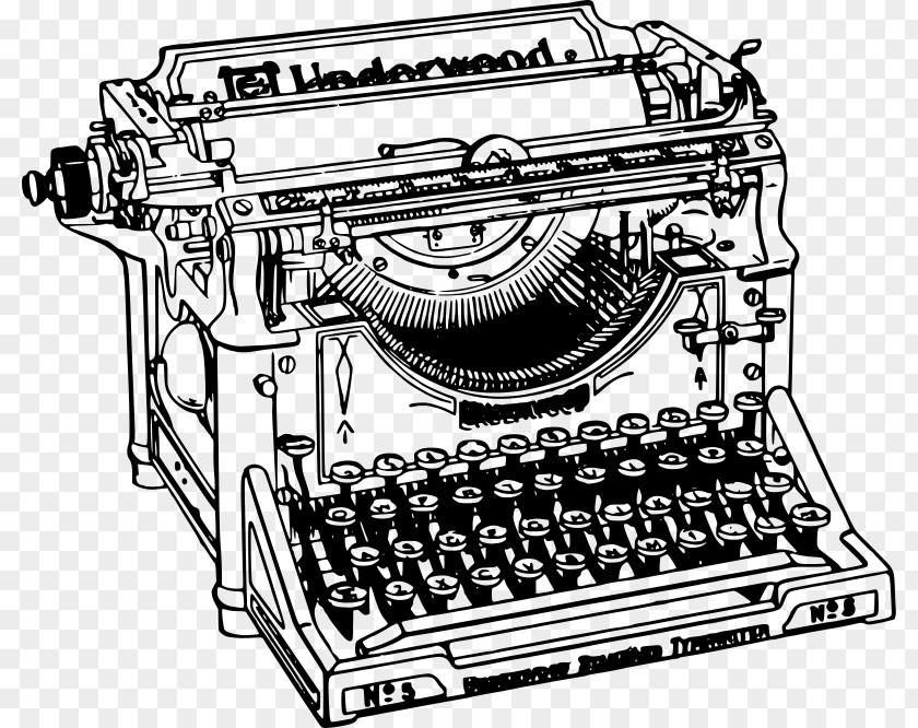 Typewriter Paper Royal Company Drawing Clip Art PNG