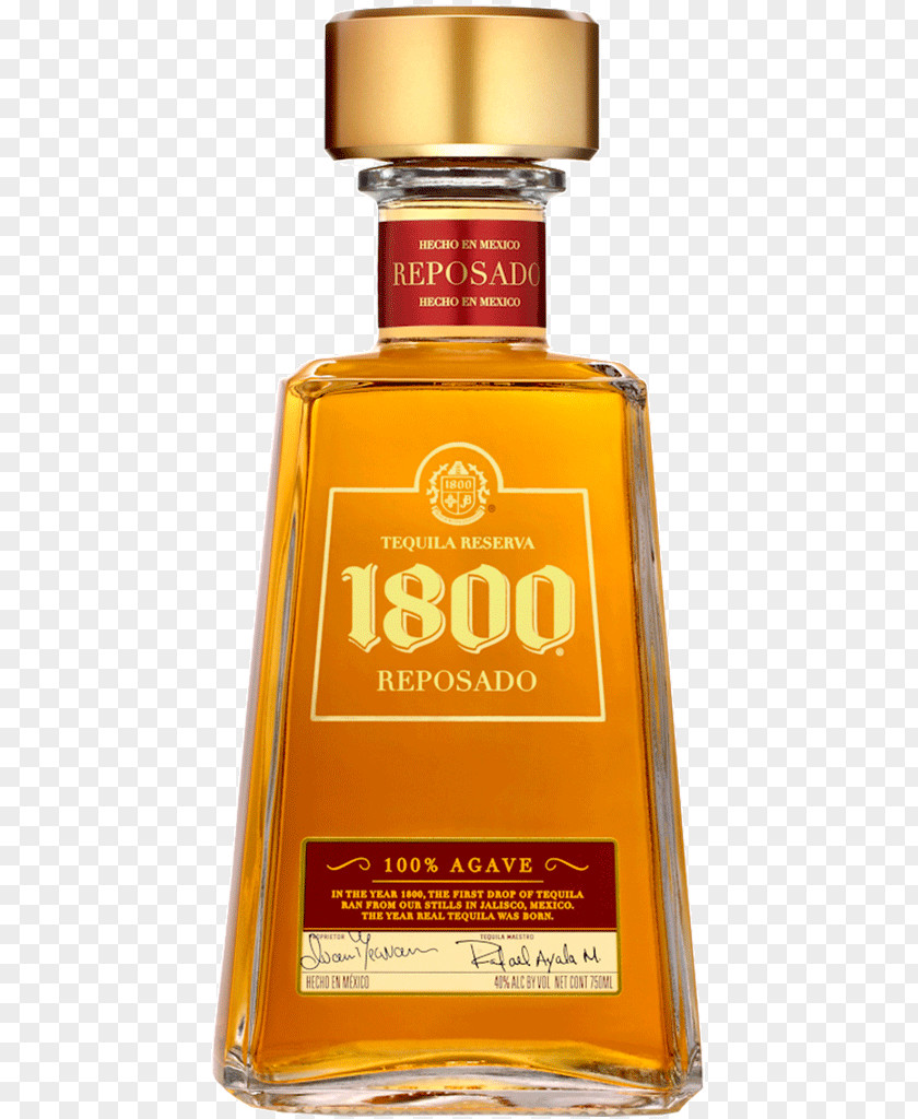 1800 Tequila Reposado Liquor PNG