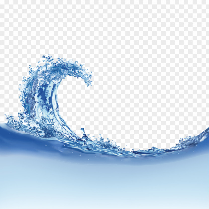 Creative Water Waves Wind Wave Dispersion Vector PNG