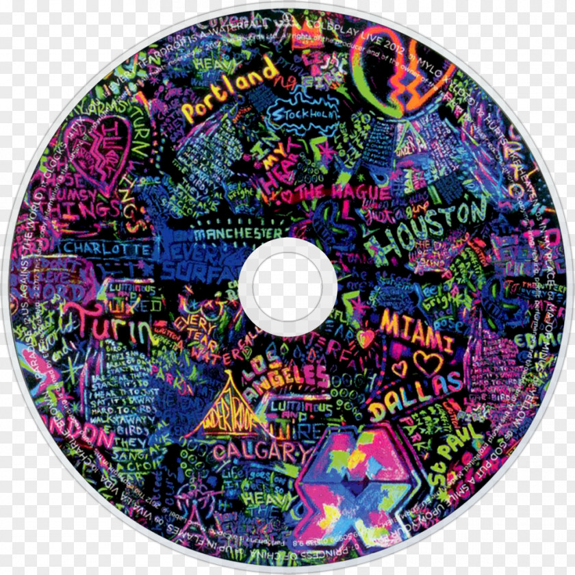 Dvd Compact Disc DVD Coldplay Live 2012 Keep Case PNG