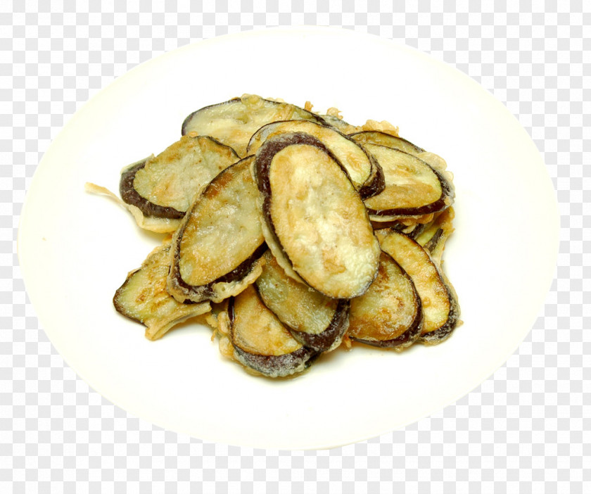 Fried Eggplant Slices In A Picture Crab Cake Vegetable Food PNG