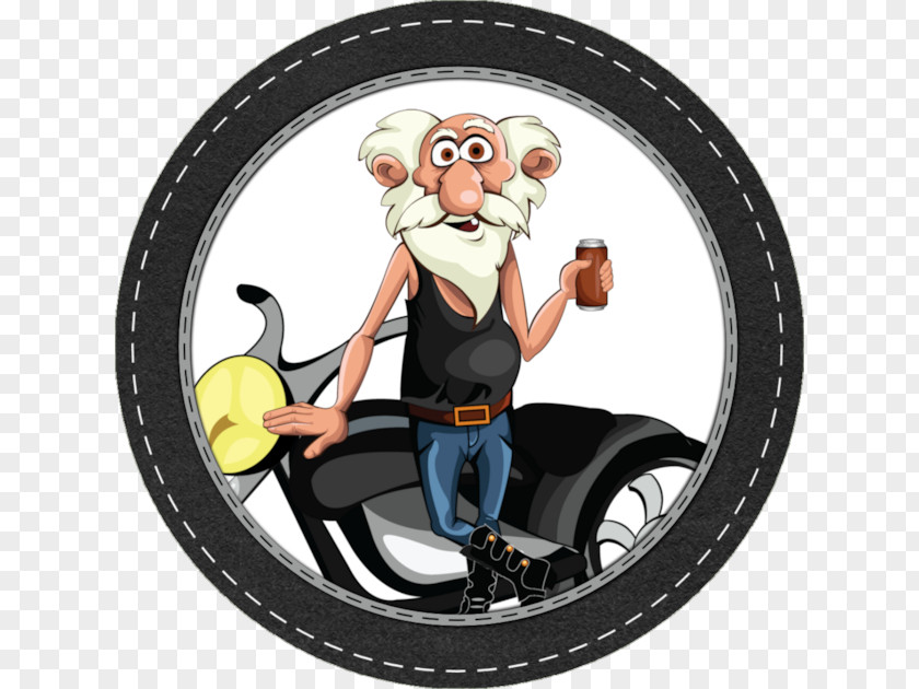 Motorcycle Cartoon Illustrator PNG