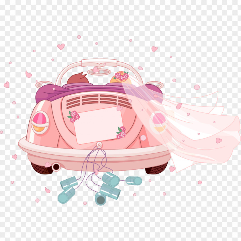 New Cars In Vector Wedding Invitation Marriage Clip Art PNG