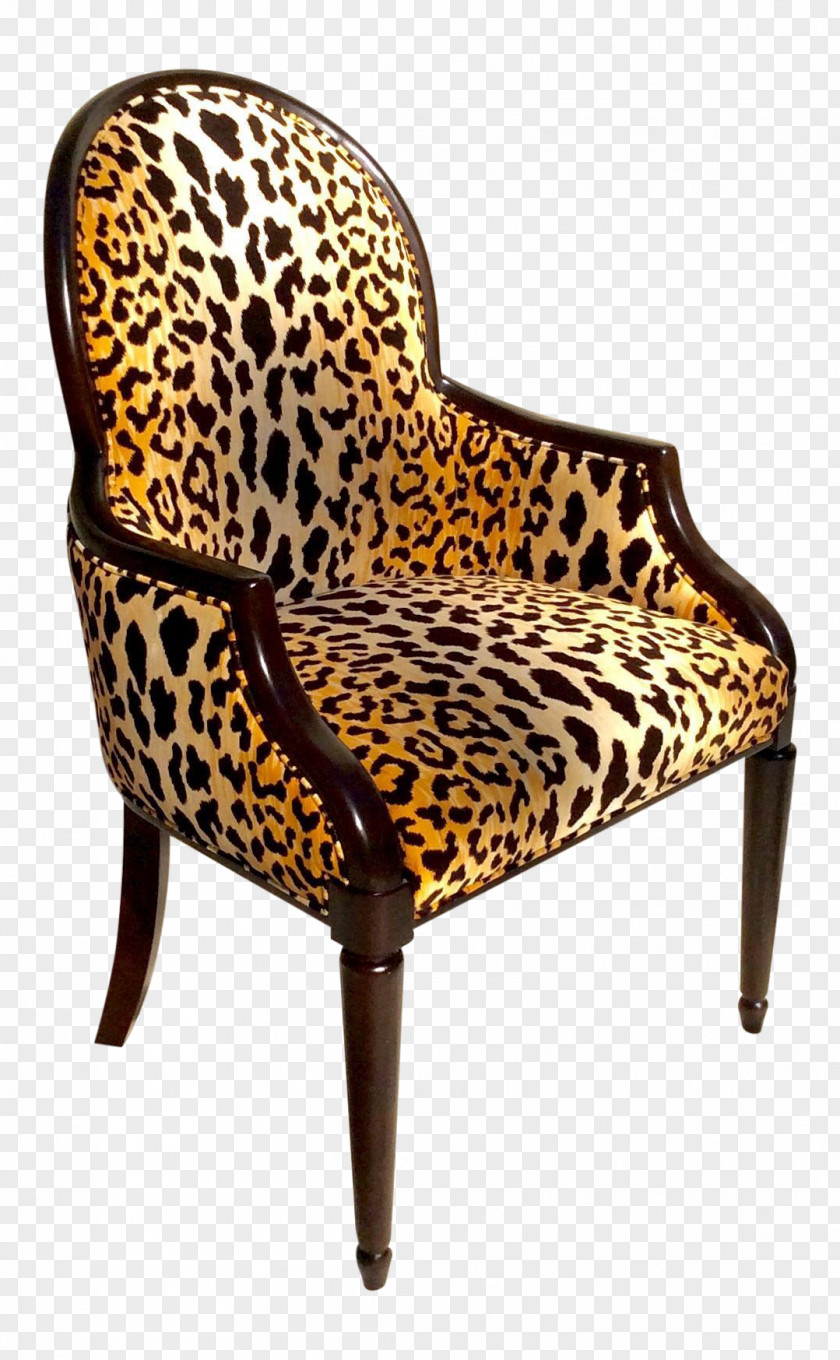 Leopard Print Chair Garden Furniture Animal PNG