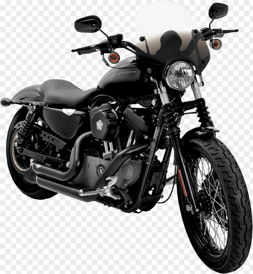 Motorcycle Cruiser Harley-Davidson Sportster Softail PNG
