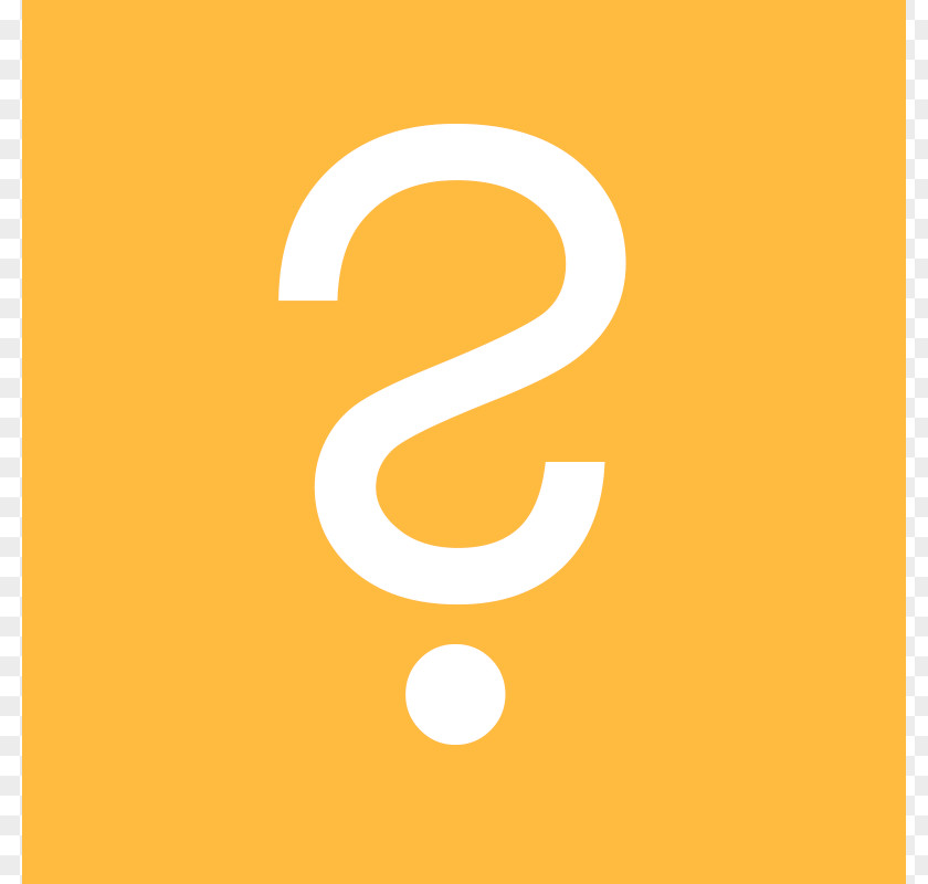 Orange Question Mark Clip Art PNG