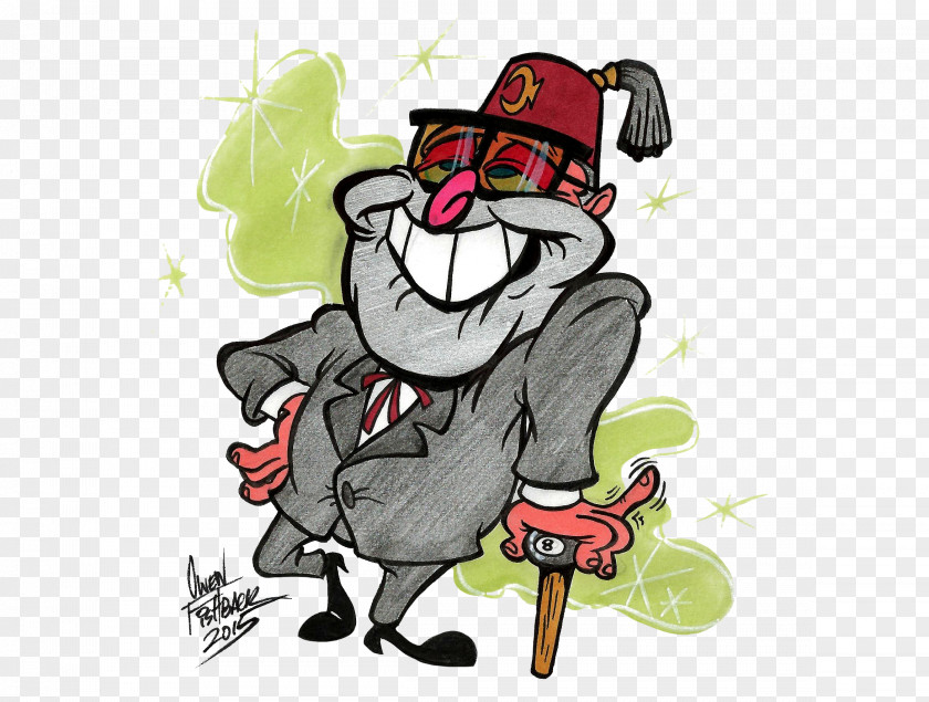 Traditional Lotus Grunkle Stan George Liquor Art Character PNG