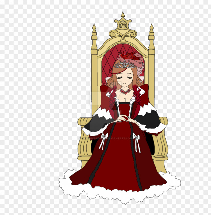 Christmas Ornament Costume Design Maroon PNG