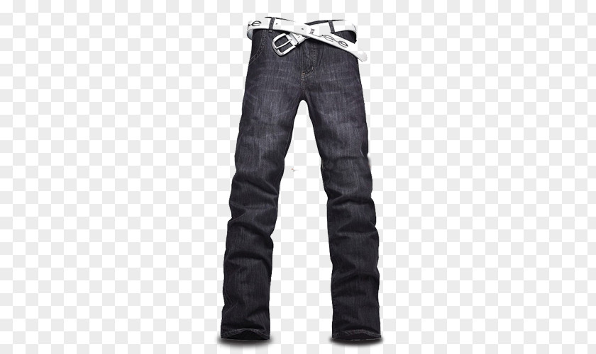 Dark Jeans Denim Trousers Pocket PNG
