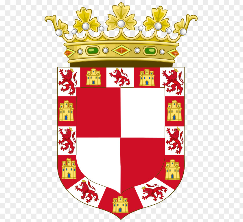 Realm Royale Crown Of Castile Coat Arms Spain Kingdom Jaén Aragon PNG