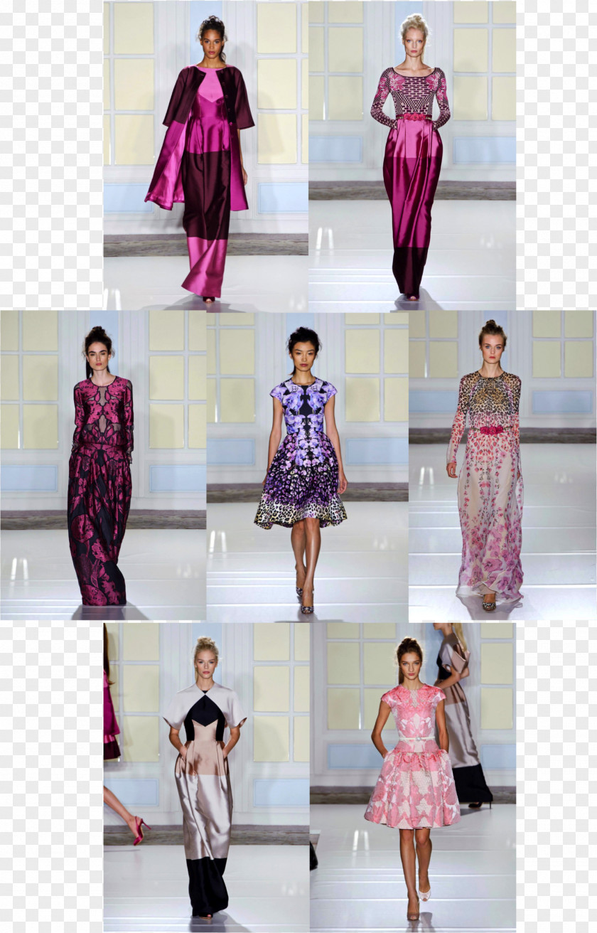 Dress Haute Couture Runway Fashion Clothing Pattern PNG