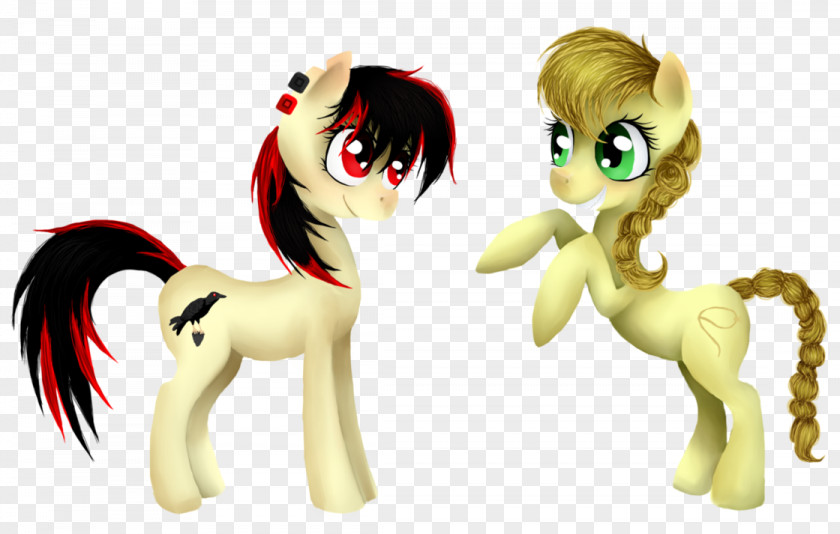 Horse Cartoon Figurine Character Tail PNG