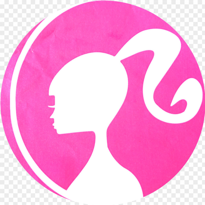 Pink Logo Barbie Image Silhouette Clip Art PNG