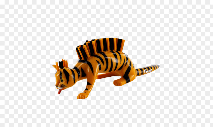 Tiger Pylones Cat Nail Brush BAJO Happy PNG
