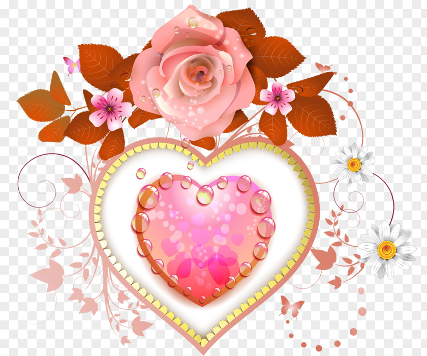 Valentine's Day Flower Clip Art PNG
