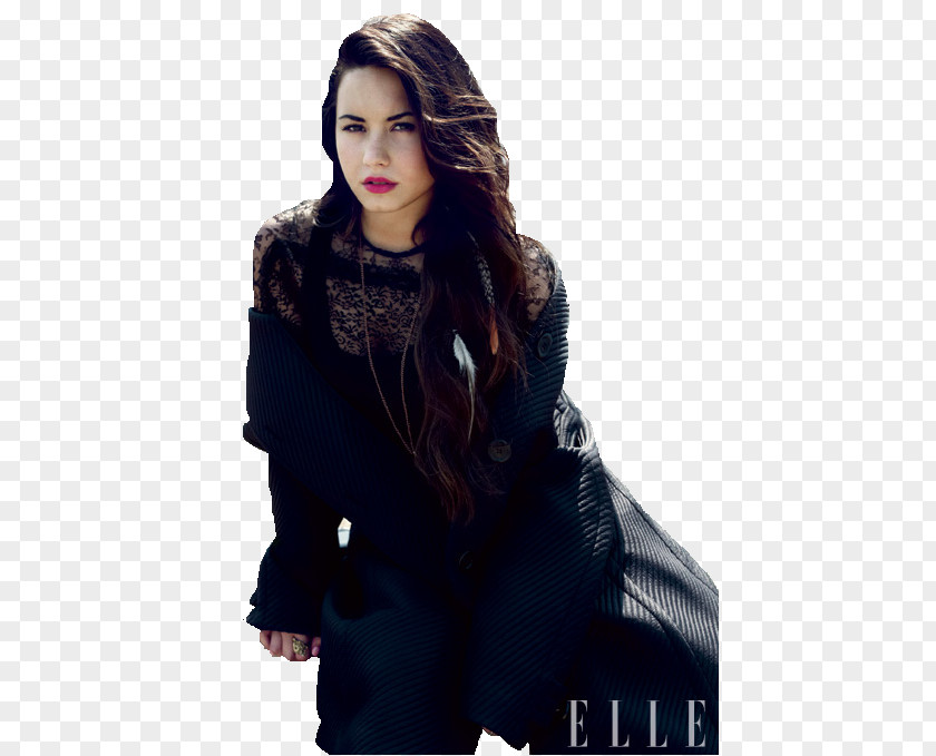 Demi Lovato Magazine Elle Photography Photo Shoot PNG