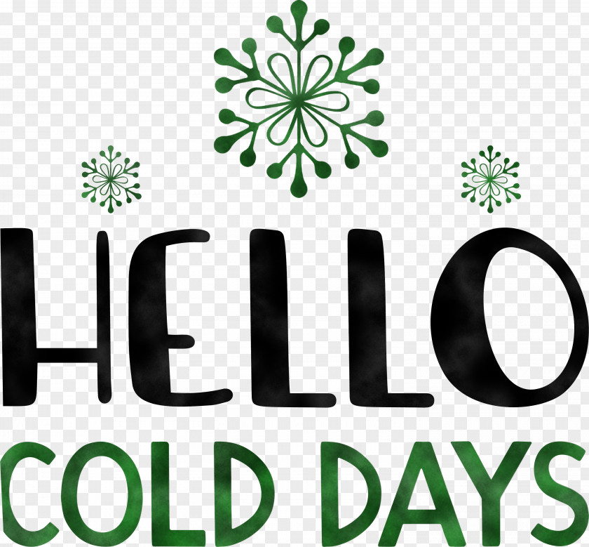 Hello Cold Days Winter PNG