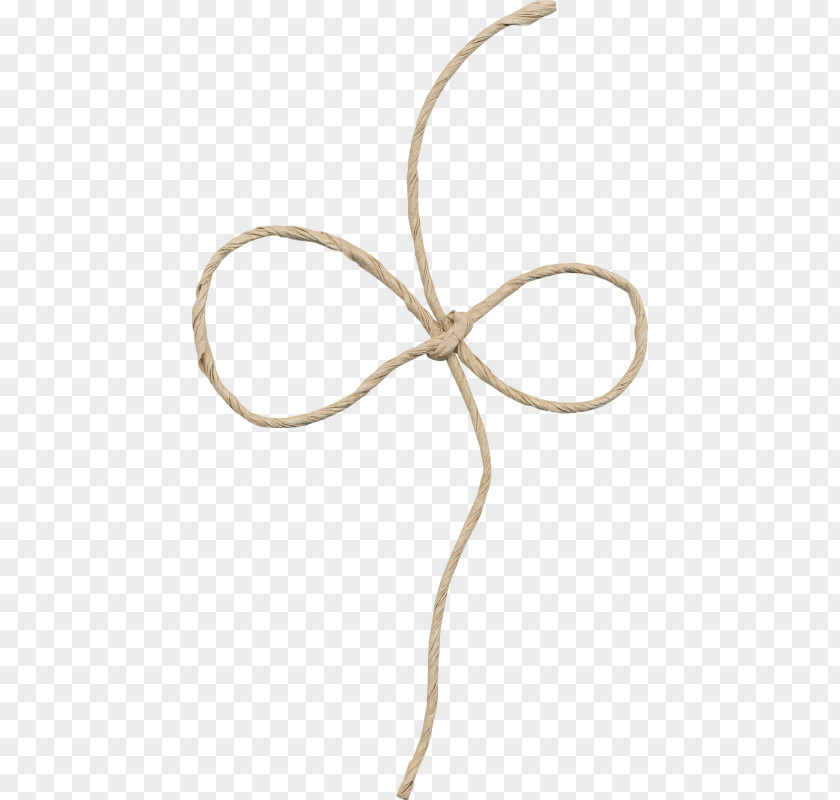 Knotted Rope Bow Shoelace Knot PNG