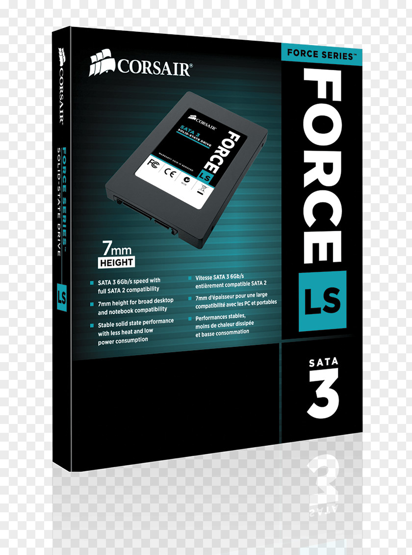 Solid-state Drive Corsair Force LS Series Serial ATA Hard Drives 240GB MP500 M.2 SSD PNG