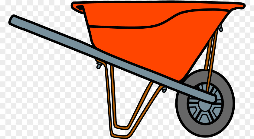 Bicycle Accessory Garden Tool Wheelbarrow Background PNG
