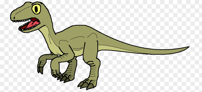 Cartoon Small Dinosaur Velociraptor Compsognathus Tyrannosaurus Triceratops Parasaurolophus PNG