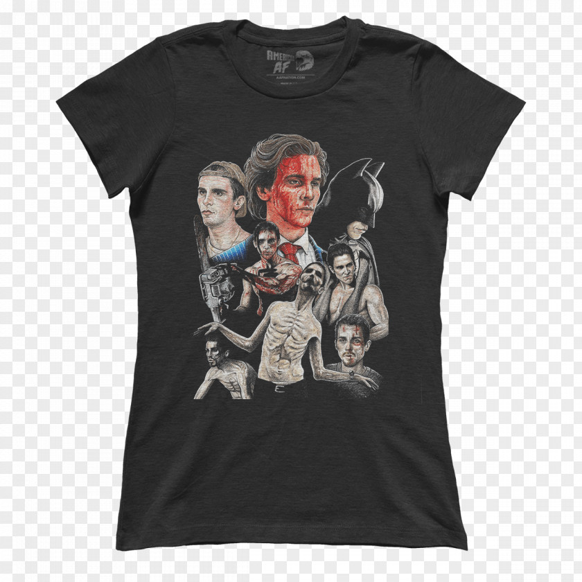 Christian Bale T-shirt Patrick Bateman The Dark Knight Trilogy YouTube PNG