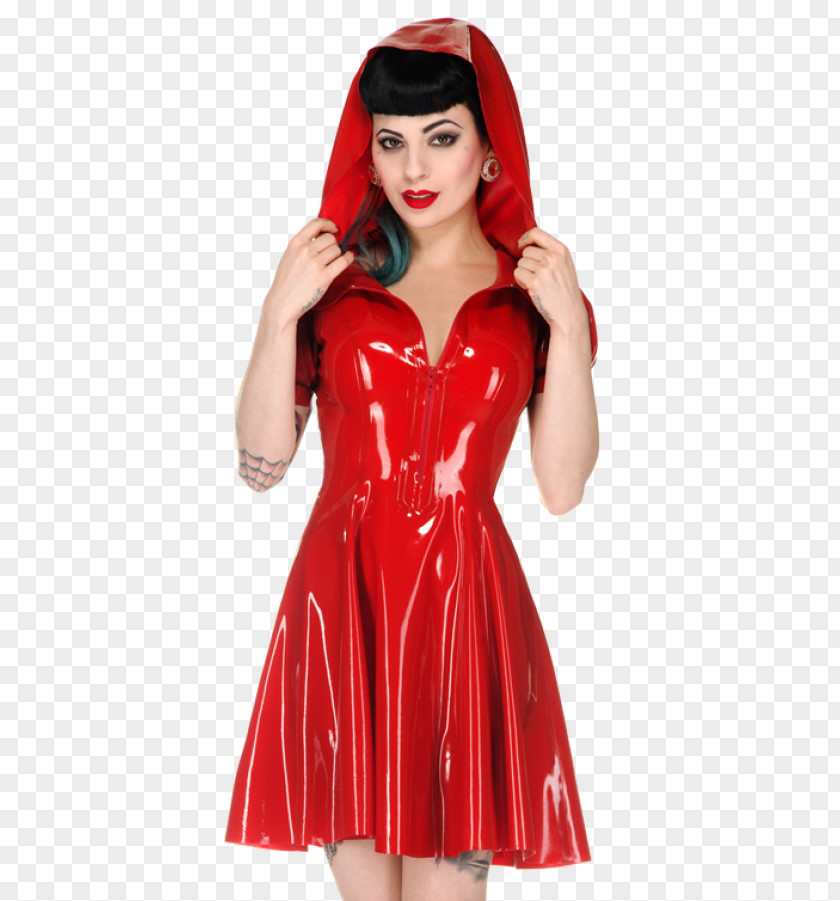 Swing Dress Skirt Clothing Red Latex PNG