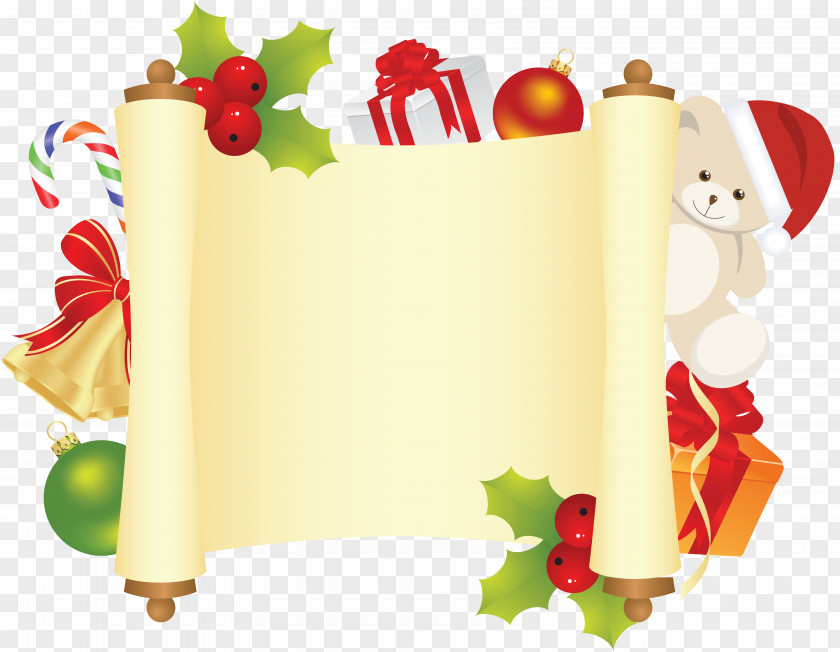Christmas Border Library Santa Claus Paper Clip Art PNG