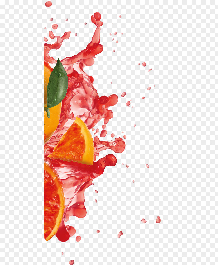 Energy Burst Orange Punch Juice Still Life Photography Fruit Drink PNG
