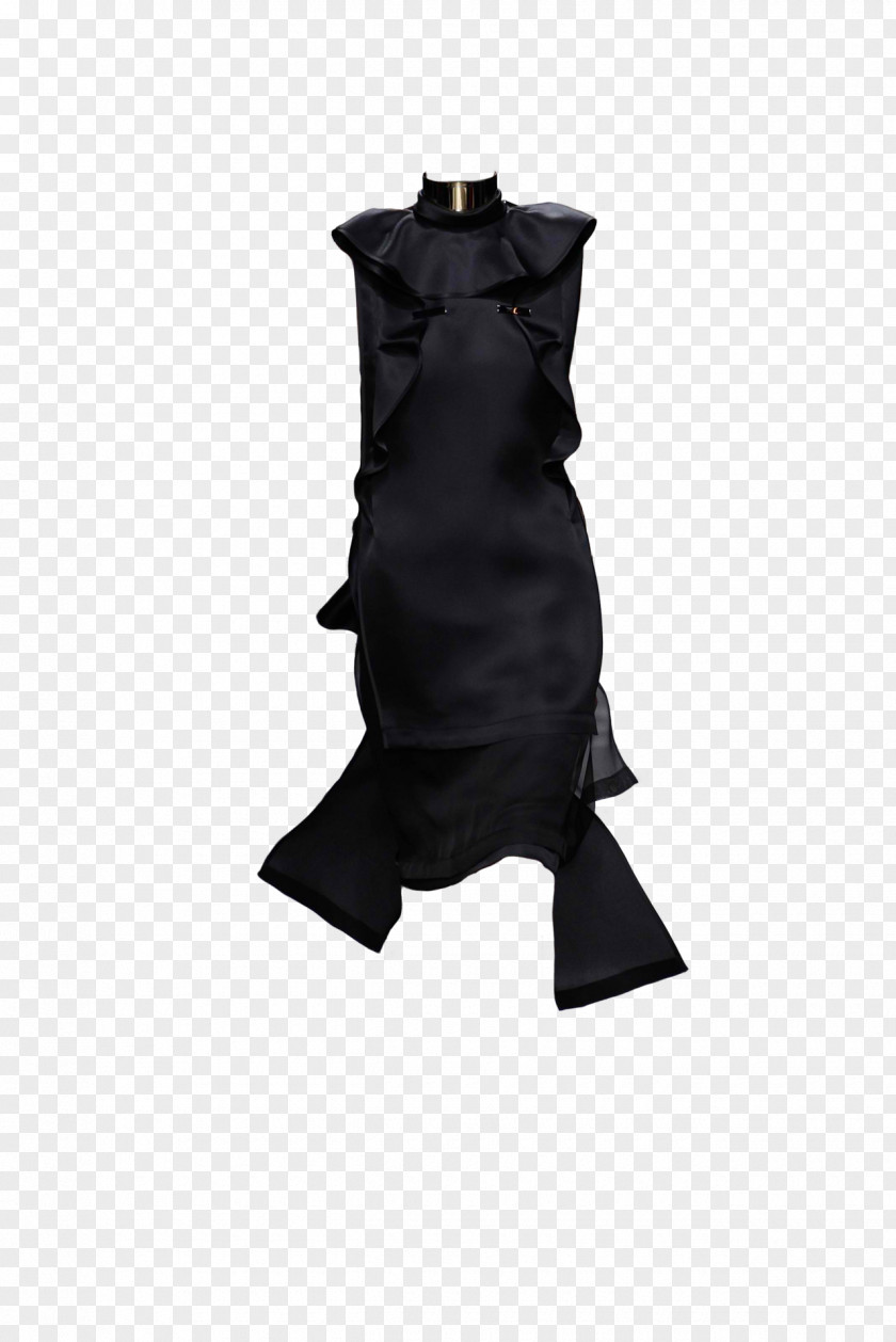 Extravagance Shoulder Dress Neck Black M PNG