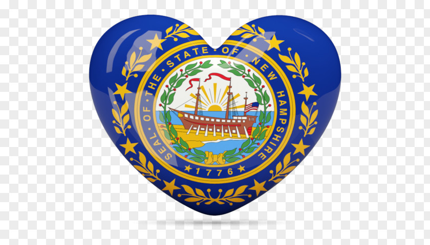 Flag Concord And Seal Of New Hampshire State Senate PNG