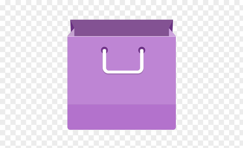 Purple Shopping Bag Clip Art Icon PNG