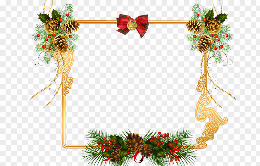 Christmas Tree Day Picture Frames Clip Art Image PNG