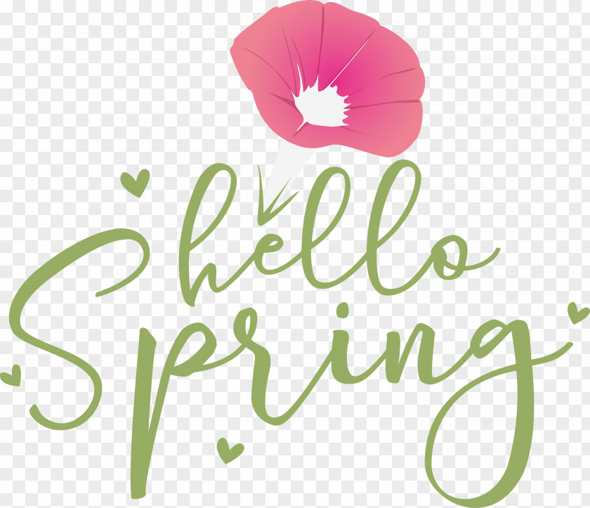 Hello Spring PNG