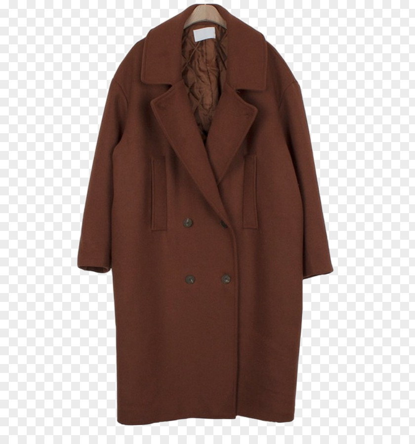 Long Coat Overcoat Trench Wool PNG