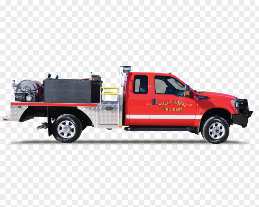 Pickup Truck Miltona Wildland Fire Engine PNG