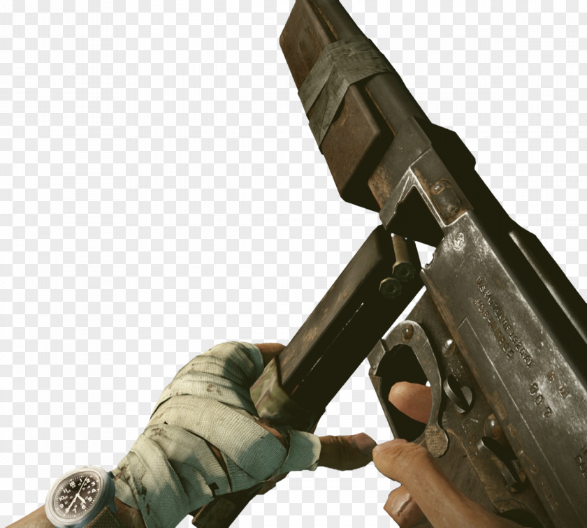 Second World War Thompson Submachine Gun Call Of Duty: WWII Firearm M1 Garand PNG