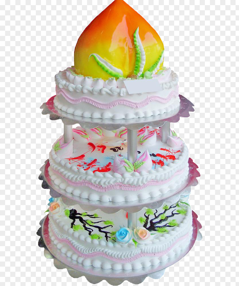 Cake Series Milk Longevity Peach Birthday Bakery Dobos Torte PNG