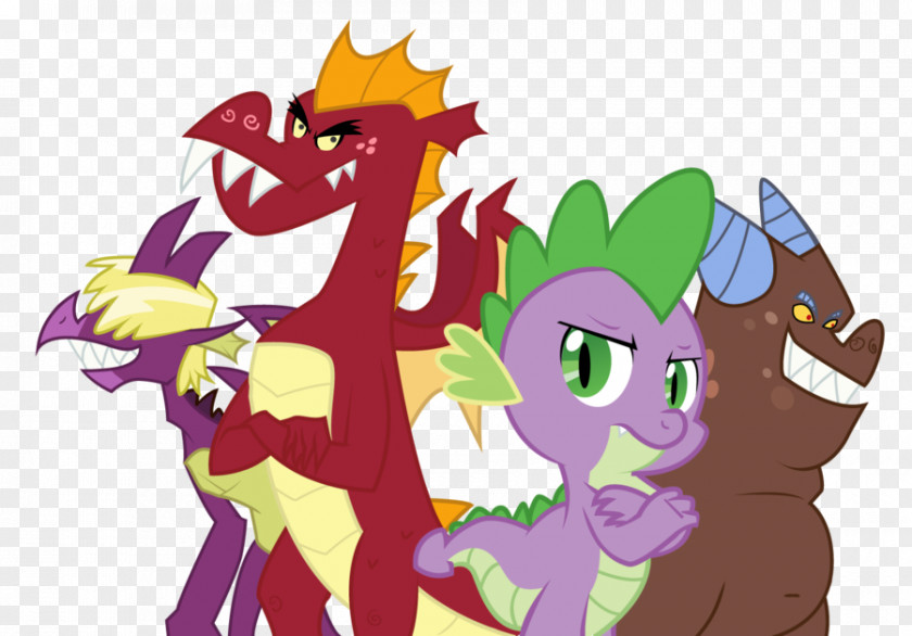 Dragon Pony Spike Applejack DeviantArt PNG